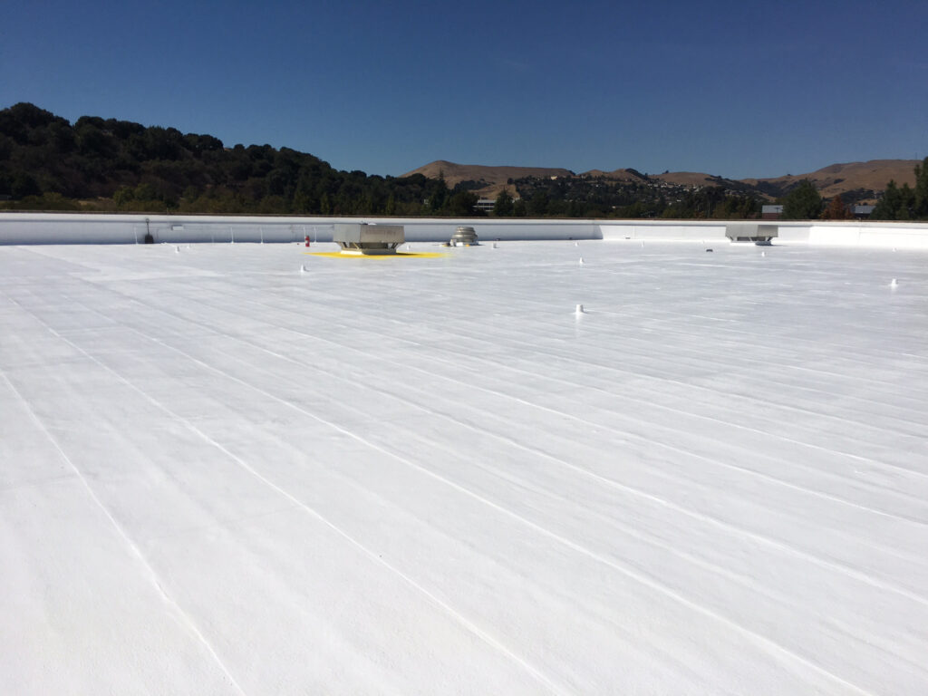 Industrial Roofing With Silicone Coated Roof